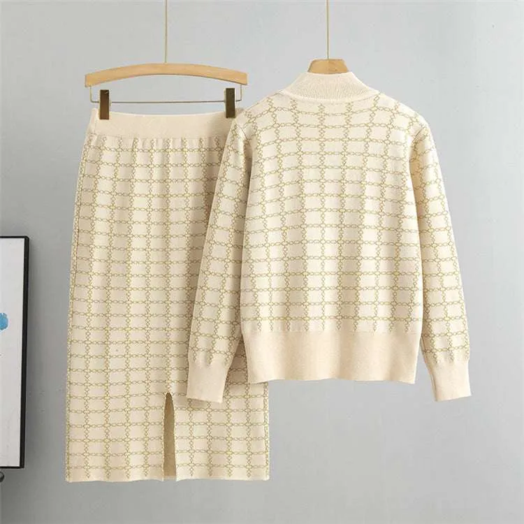 Apricot - Elegant Fashionable Skirt Two Piece Set sold by Viva Estel product image thumbnail 2