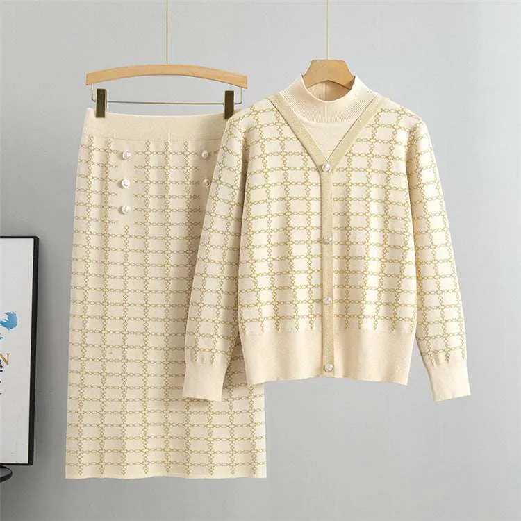 Apricot - Elegant Fashionable Skirt Two Piece Set sold by Viva Estel