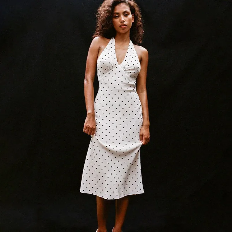 White – Sexy Bodycon Long Dress sold by Viva Estel