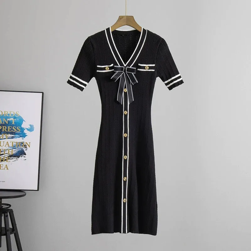 Black – Slim Fit Bodycon Dress sold by Viva Estel