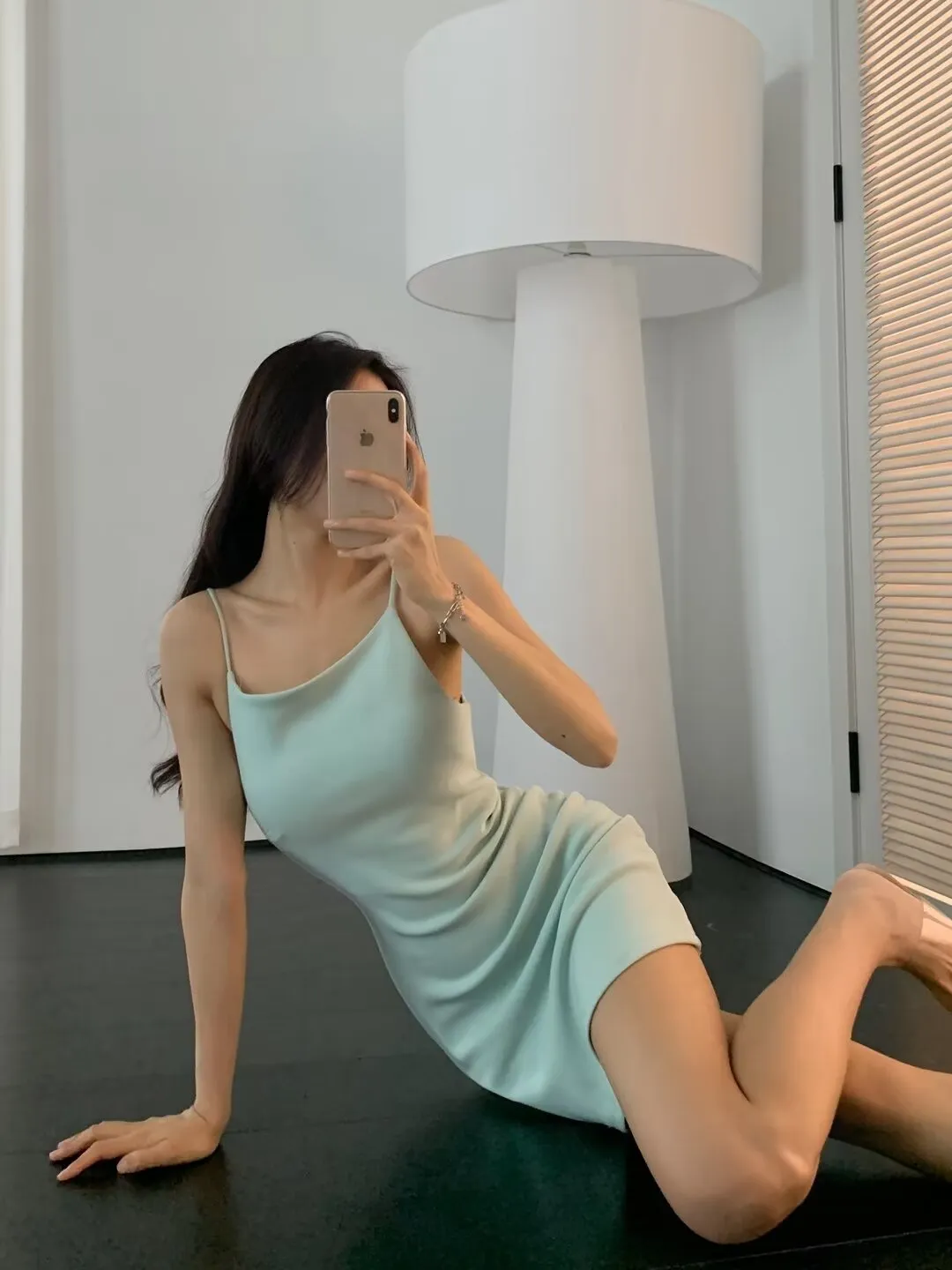 Blue – Slim Fit Y2K Babe Dress sold by Viva Estel product image thumbnail 3