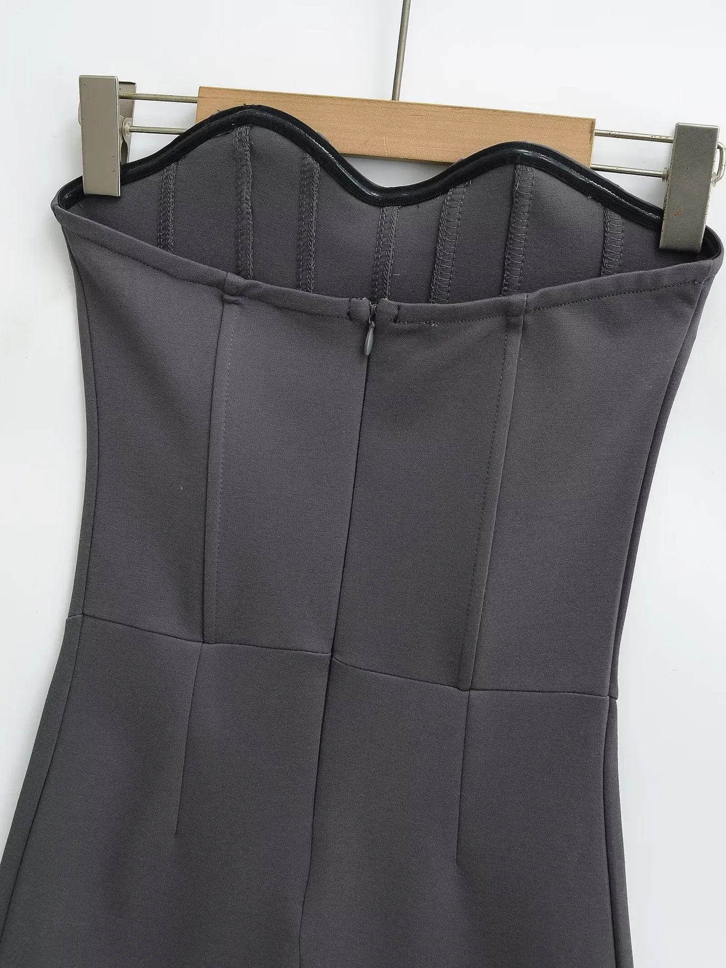 Gray – Strapless Bodycon Sexy Dress sold by Viva Estel product image thumbnail 2