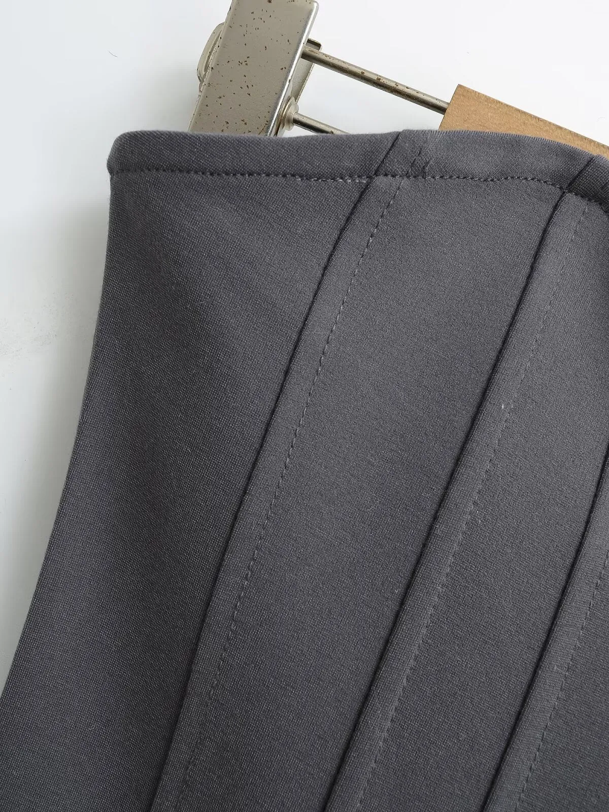 Gray – Strapless Bodycon Sexy Dress sold by Viva Estel product image thumbnail 3