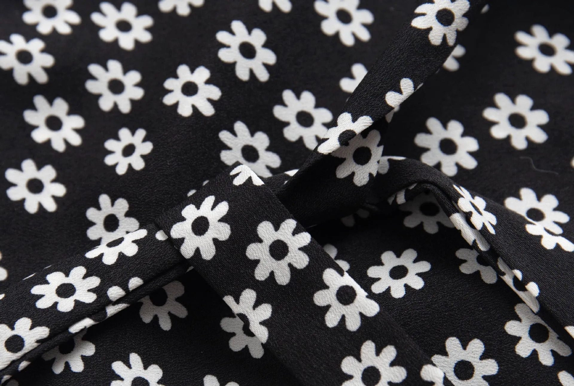 Black – Floral Slim Fit Spaghetti Strap Dress sold by Viva Estel product image thumbnail 3