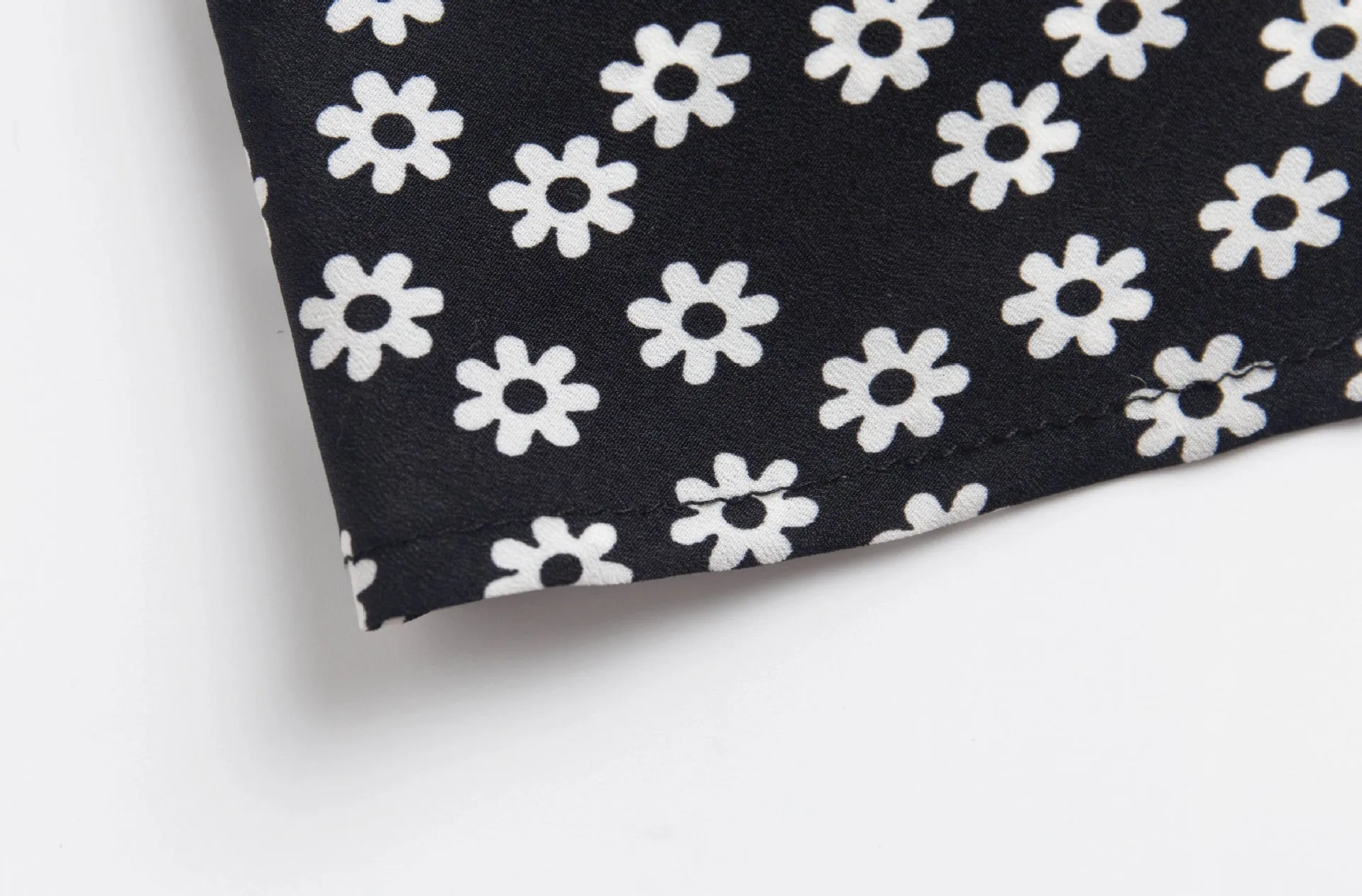 Black – Floral Slim Fit Spaghetti Strap Dress sold by Viva Estel product image thumbnail 5