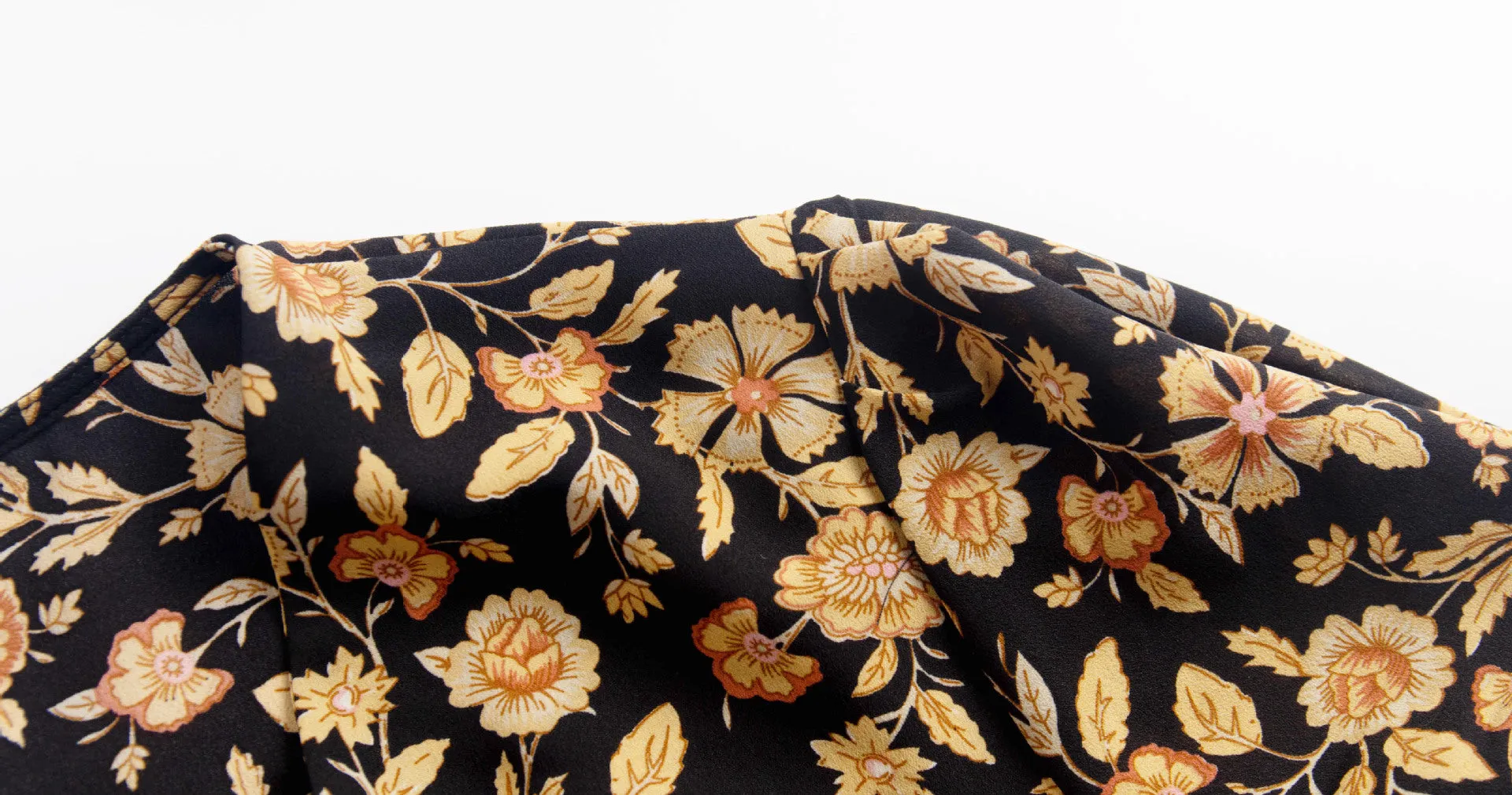 Floral – Vintage Slim-Fit A-Line Dress sold by Viva Estel product image thumbnail 5