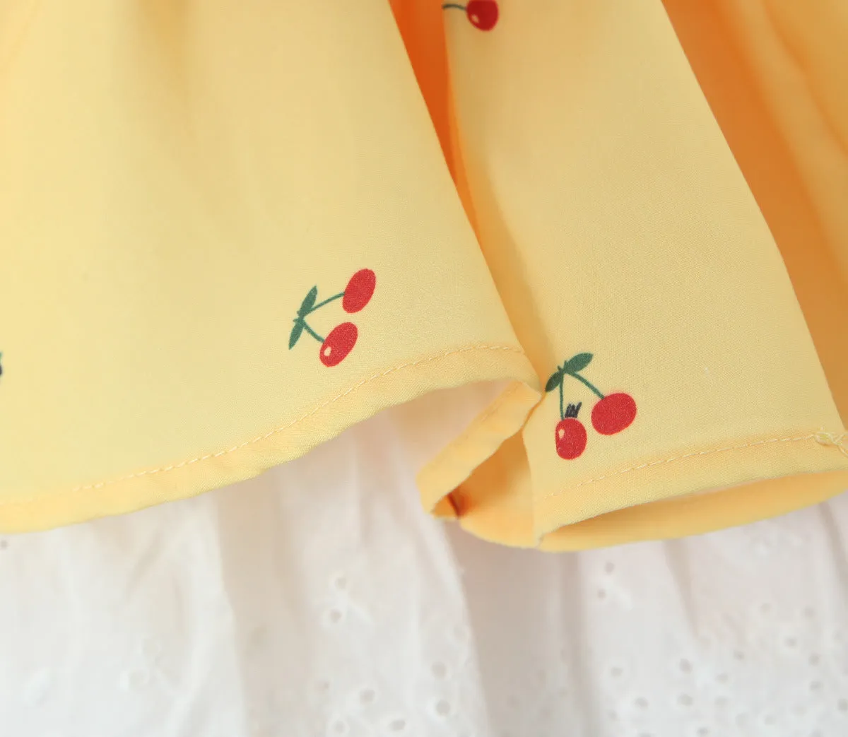 Yellow – Fresh Floral Smocked Dress sold by Viva Estel product image thumbnail 5