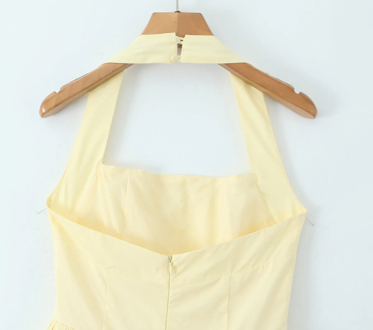 Yellow – Fashion Fresh Halter Puff Dress sold by Viva Estel product image thumbnail 2
