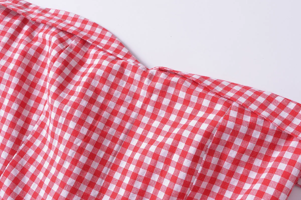 Plaid – Slim Fit Plaid Mini Dress sold by Viva Estel product image thumbnail 4