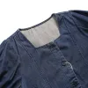 Blue – Relaxed Fit Elegant Denim Dress sold by Viva Estel