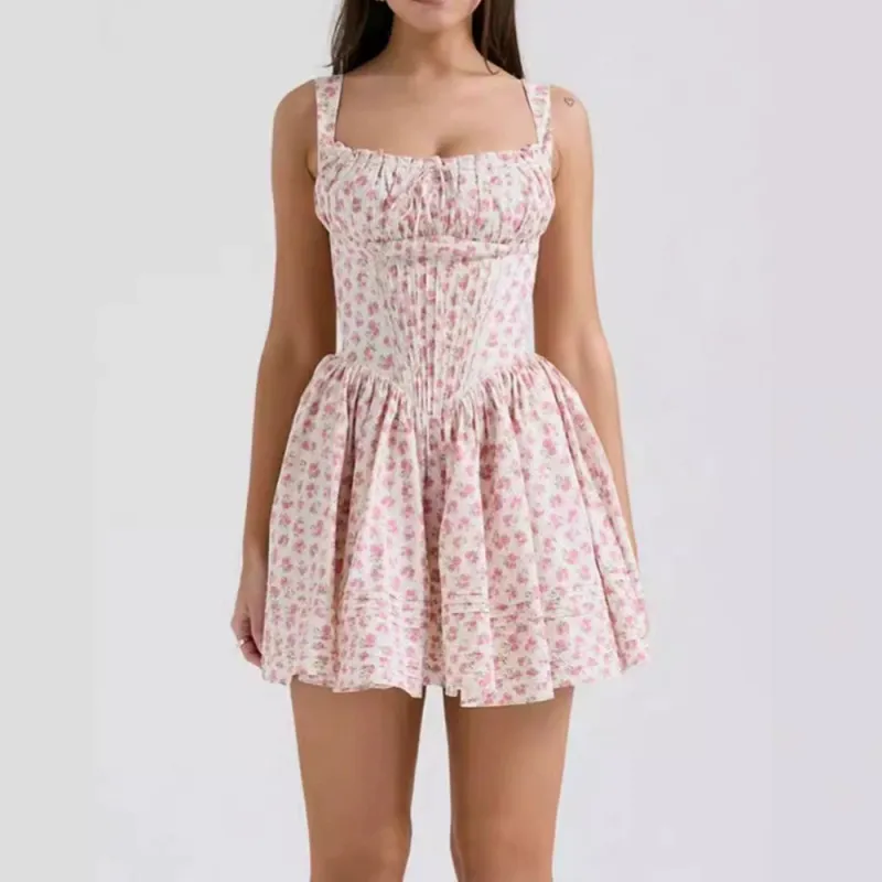 Floral - Spaghetti Strap Sexy Dress sold by Viva Estel