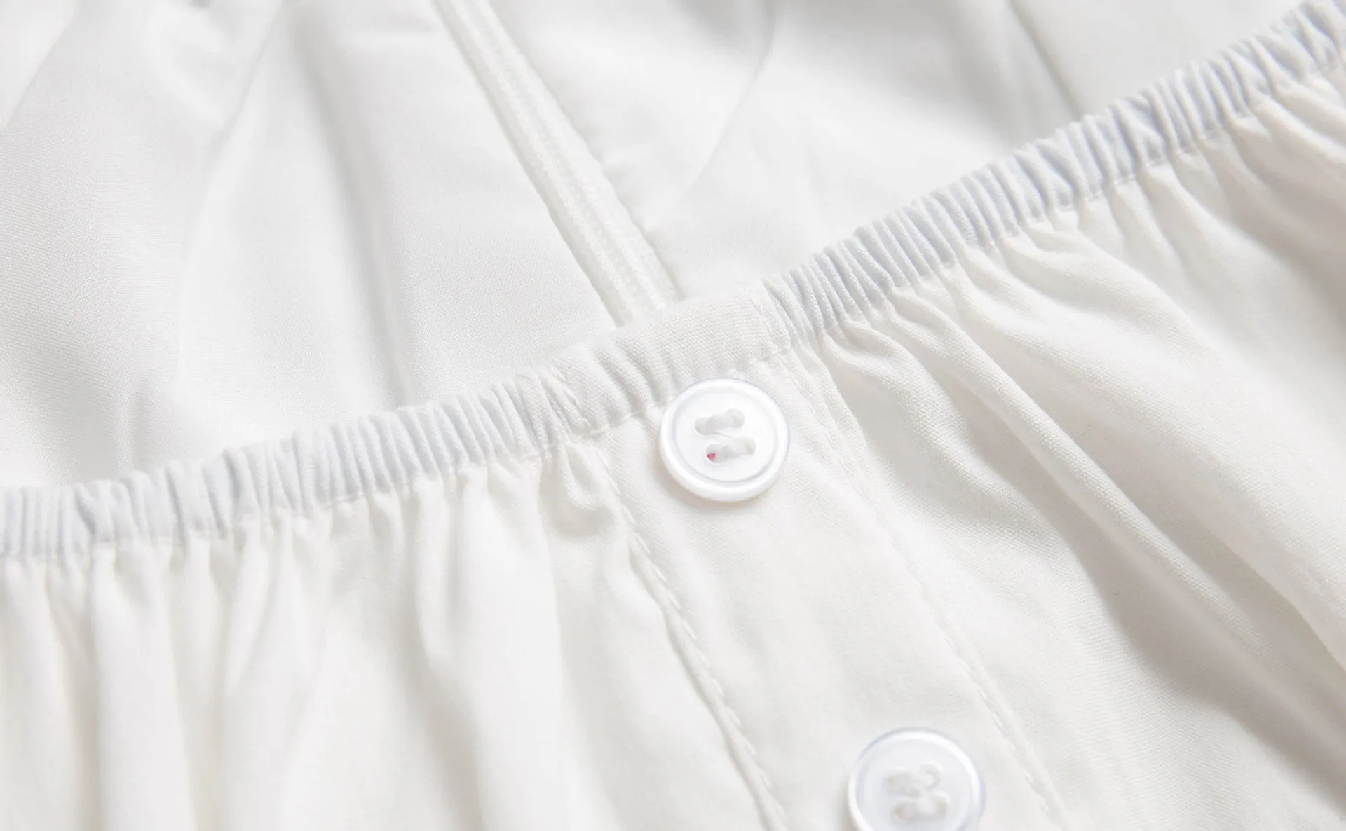 White - Vintage Slim-Fit Waist Dress sold by Viva Estel product image thumbnail 2