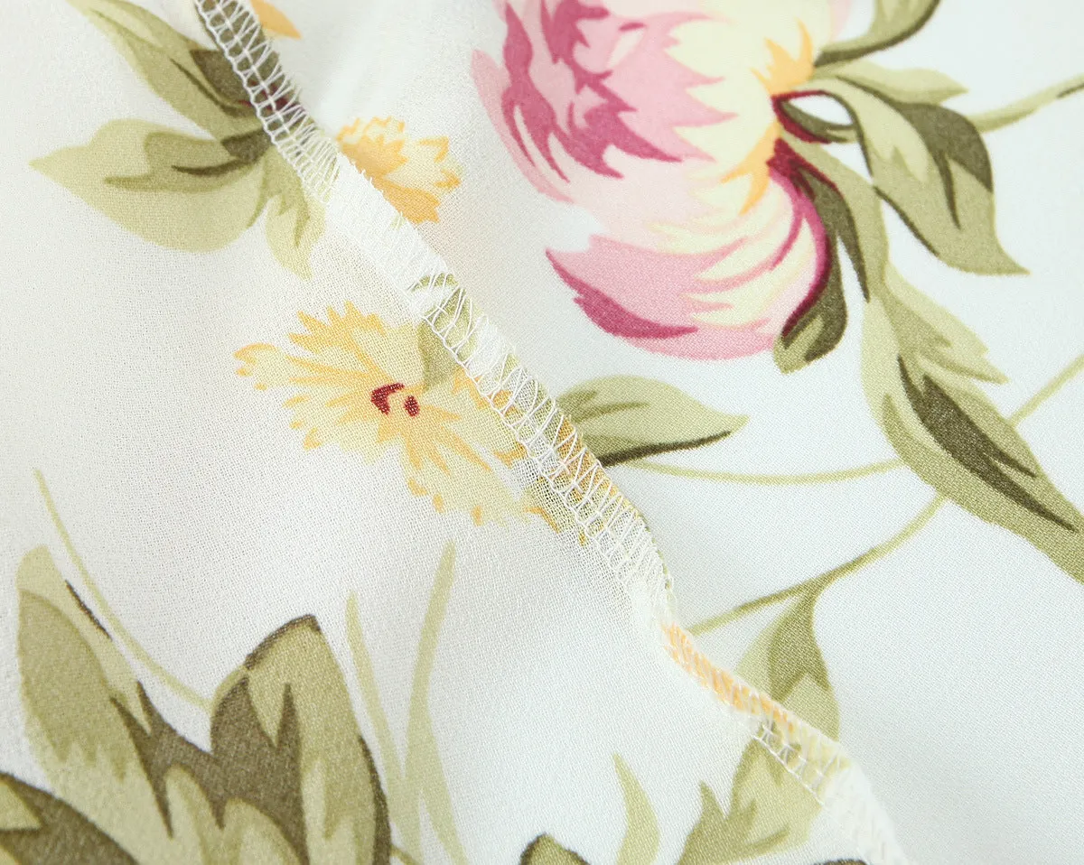 White - Fashion Floral Slim-Fit Sundress sold by Viva Estel product image thumbnail 5