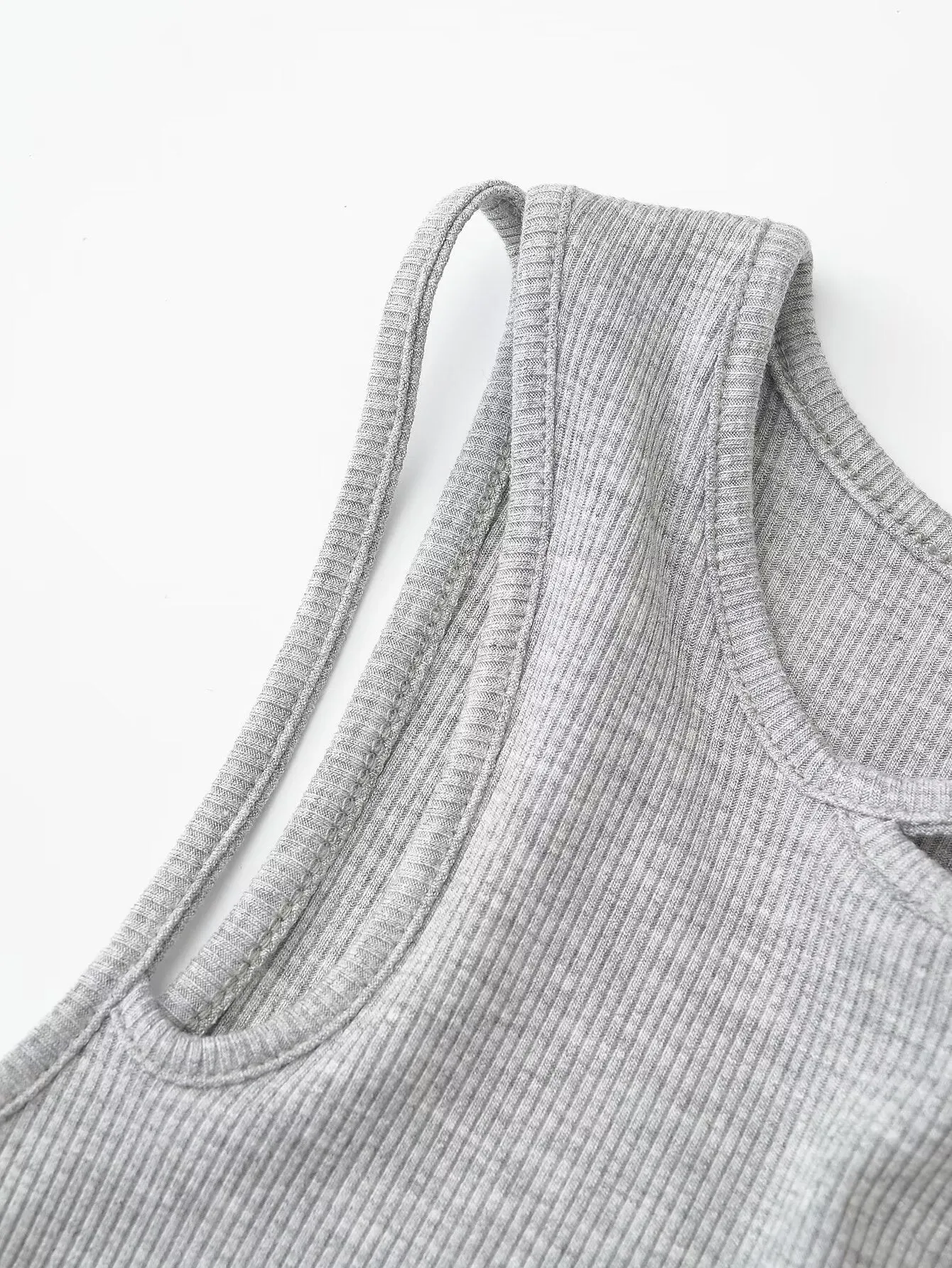 Gray - Sexy Hot Girl Bodycon Strap Dress sold by Viva Estel product image thumbnail 3