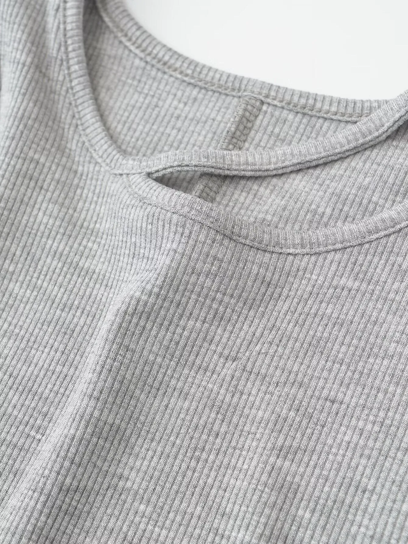 Gray - Sexy Hot Girl Bodycon Strap Dress sold by Viva Estel product image thumbnail 2