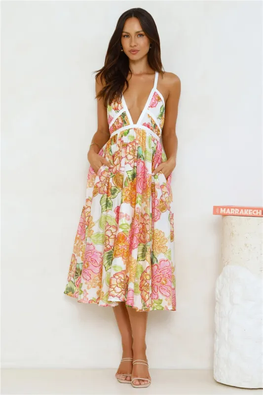 Floral – Boho Chic Vacation Maxi Dress sold by Viva Estel