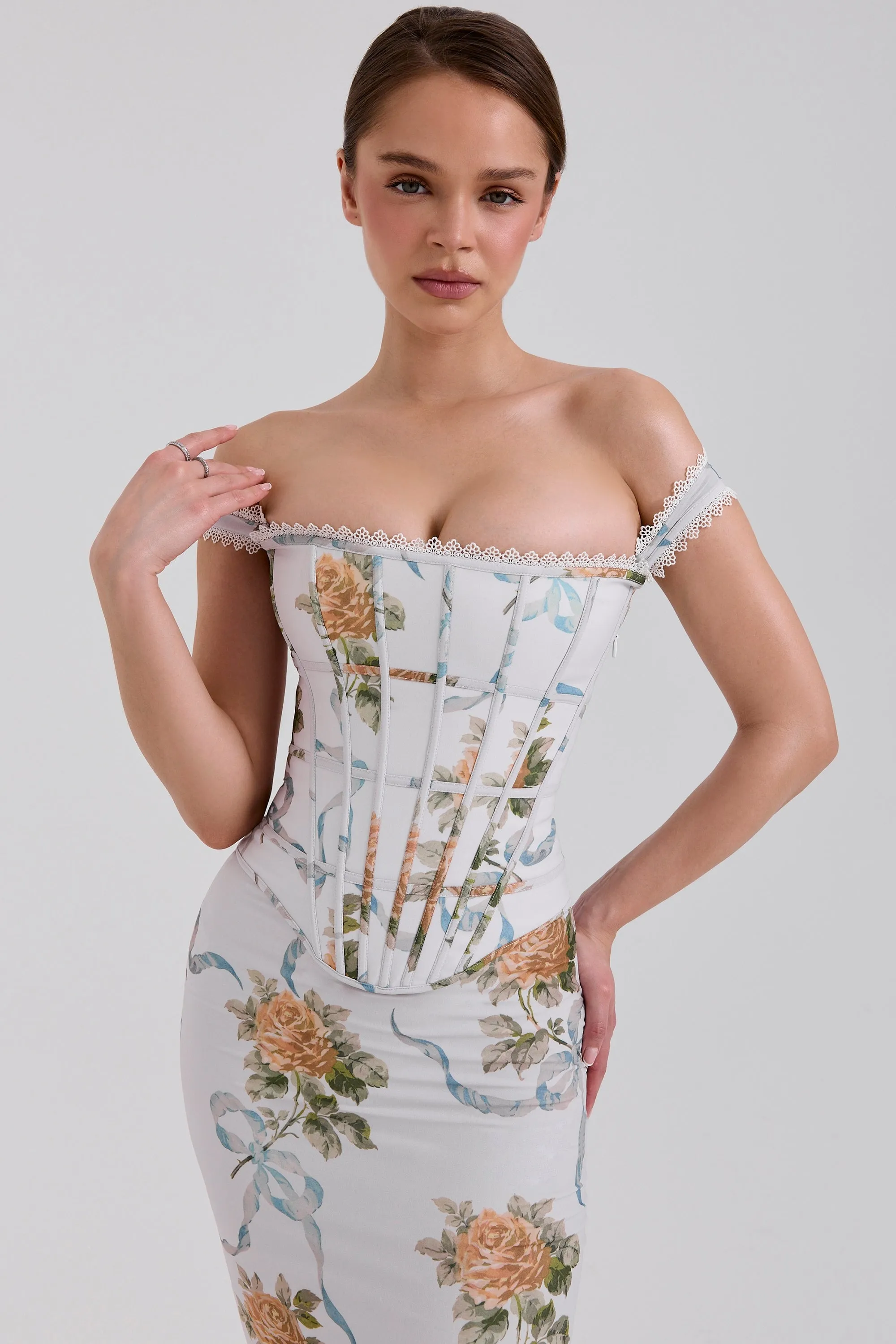 White – Vintage-Inspired Bodycon Sleeveless Dress sold by Viva Estel product image thumbnail 4