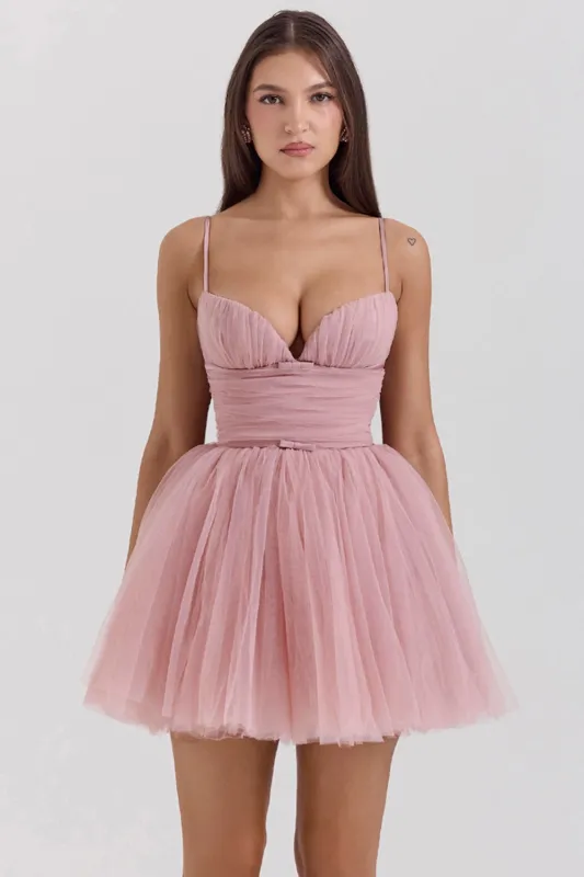 Pink – Sweet Fairy-Inspired Spaghetti Strap Dress sold by Viva Estel