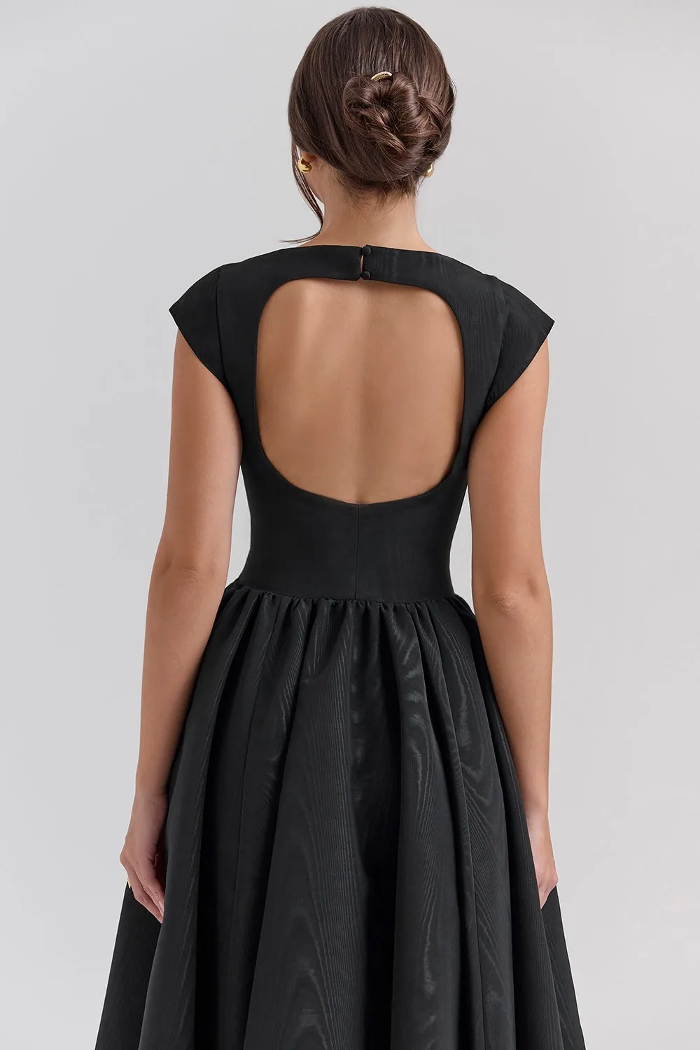 Black – Sexy Backless Slim Fit A-Line Dress sold by Viva Estel product image thumbnail 5