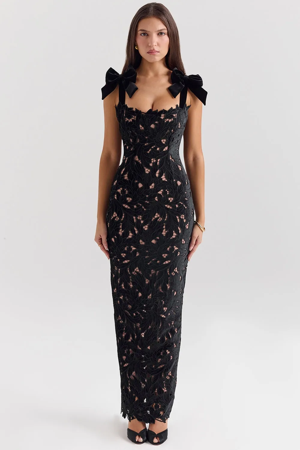 Black – Sexy Fashion Lace Dress sold by Viva Estel product image thumbnail 3