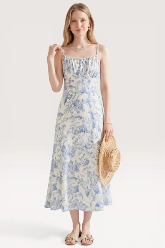 Virelle · Blue Aura Midi Dress made by Viva Estel