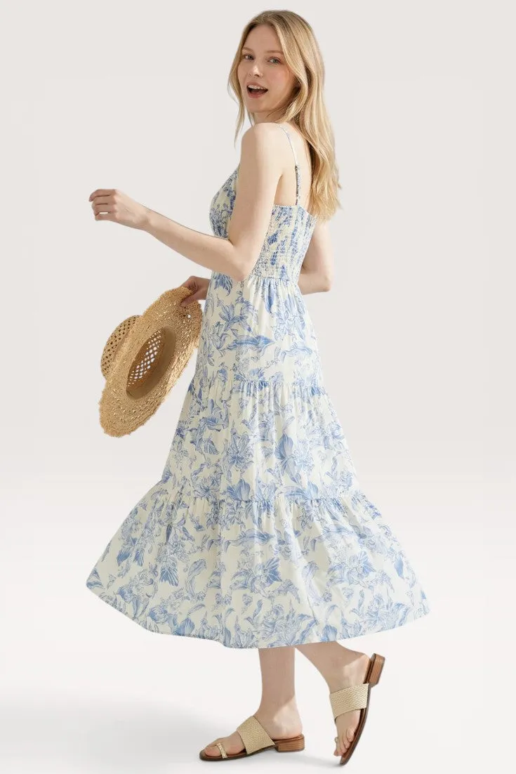 Virelle · Blue Aura Midi Dress sold by Viva Estel product image thumbnail 3