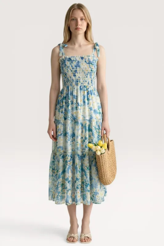 Lunara · Daisy Whisper Midi Dress made by Viva Estel