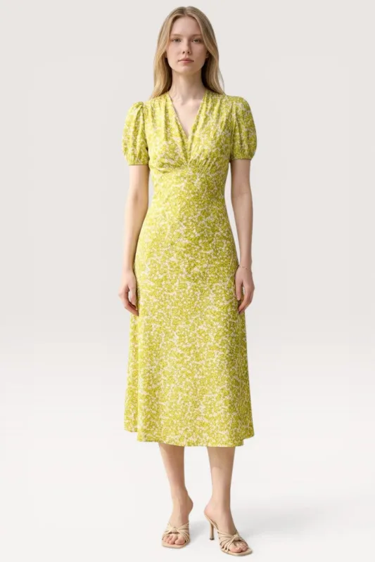 Velora · Vanilla Mist Midi Dress made by Viva Estel