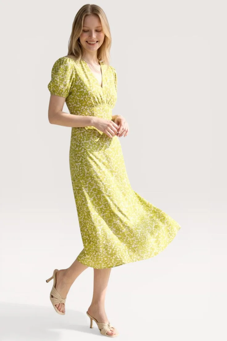 Velora · Vanilla Mist Midi Dress sold by Viva Estel product image thumbnail 2