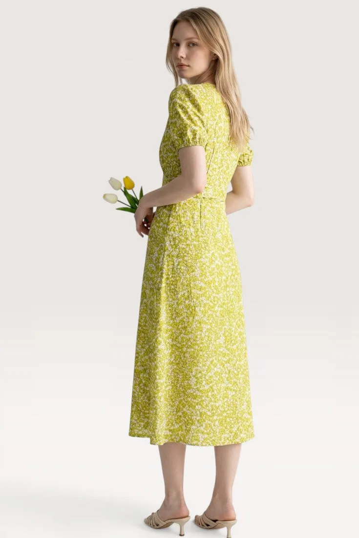 Velora · Vanilla Mist Midi Dress sold by Viva Estel product image thumbnail 4