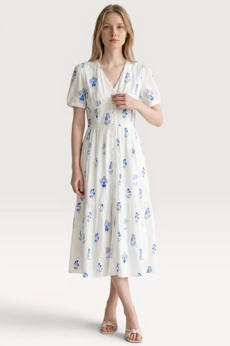 Isolde · Ivory Whisper Midi Dress sold by Viva Estel product image thumbnail 5