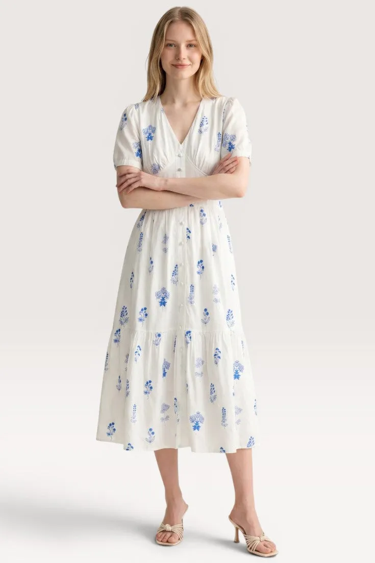 Isolde · Ivory Whisper Midi Dress sold by Viva Estel product image thumbnail 3