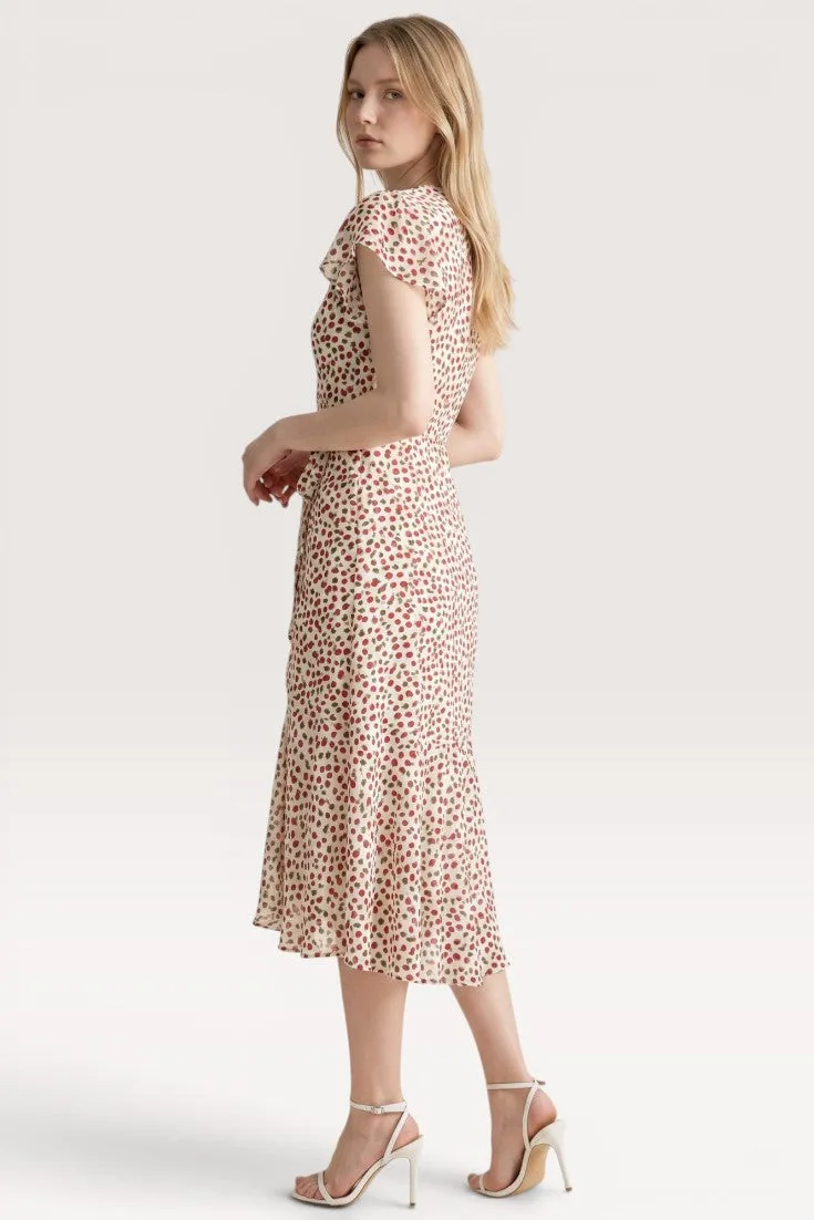 Calista · Ivory Garden Midi Dress sold by Viva Estel product image thumbnail 2