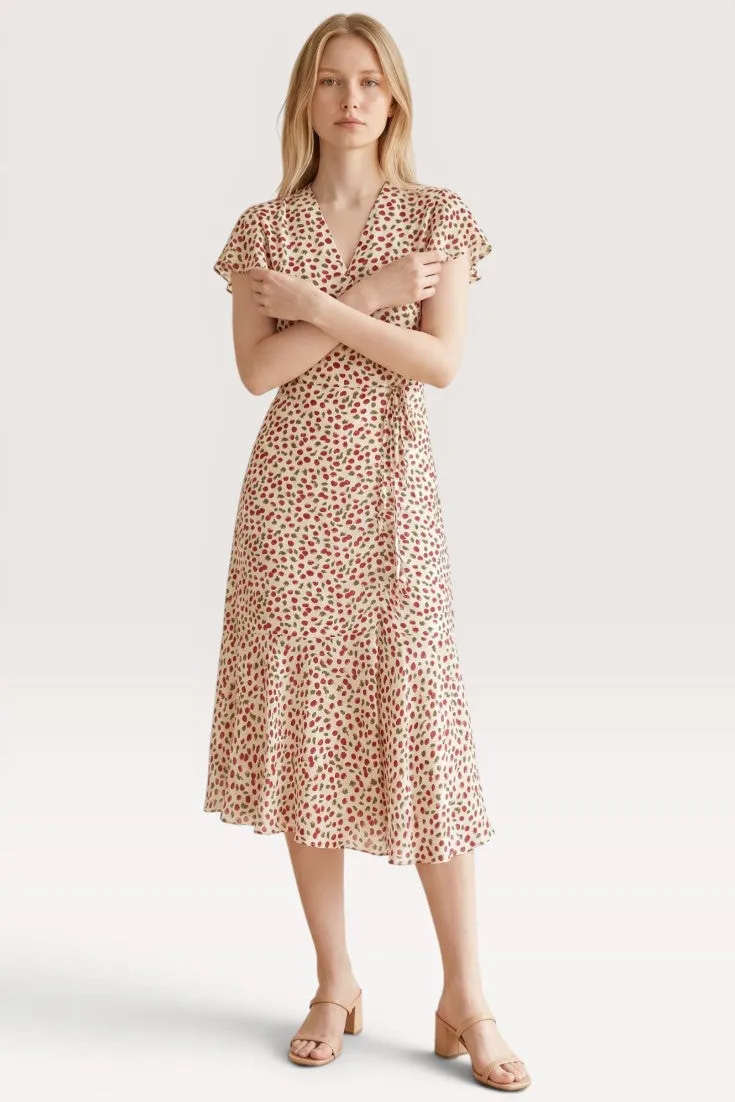 Calista · Ivory Garden Midi Dress sold by Viva Estel product image thumbnail 5