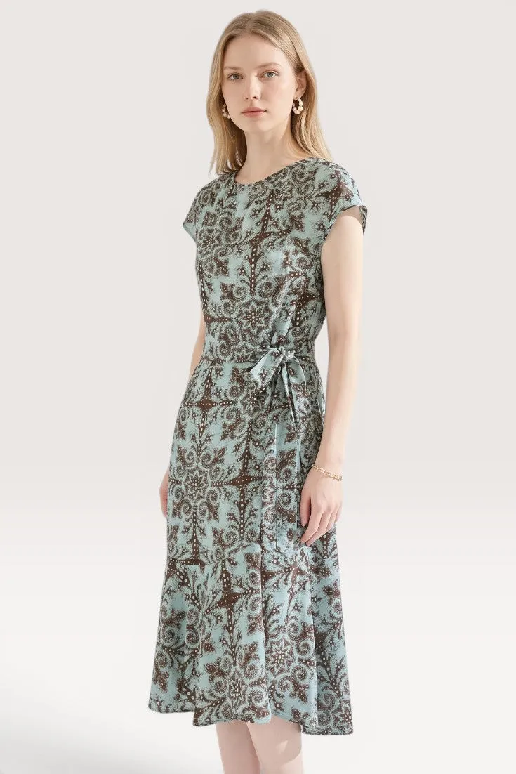 Evanthe · Sage Mosaic Midi Dress sold by Viva Estel product image thumbnail 2
