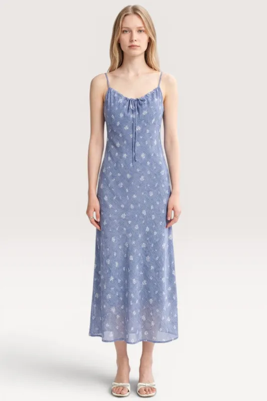 Selene · Bluebell Whisper Midi Dress made by Viva Estel
