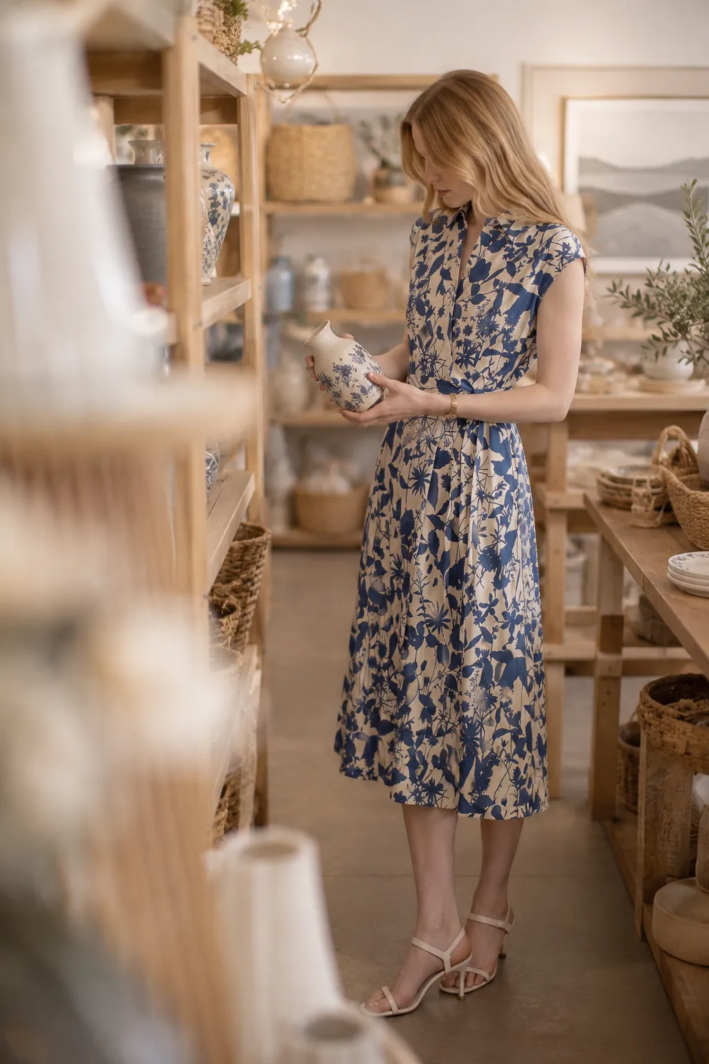 Fiora · Provence Bloom Midi Dress sold by Viva Estel product image thumbnail 4
