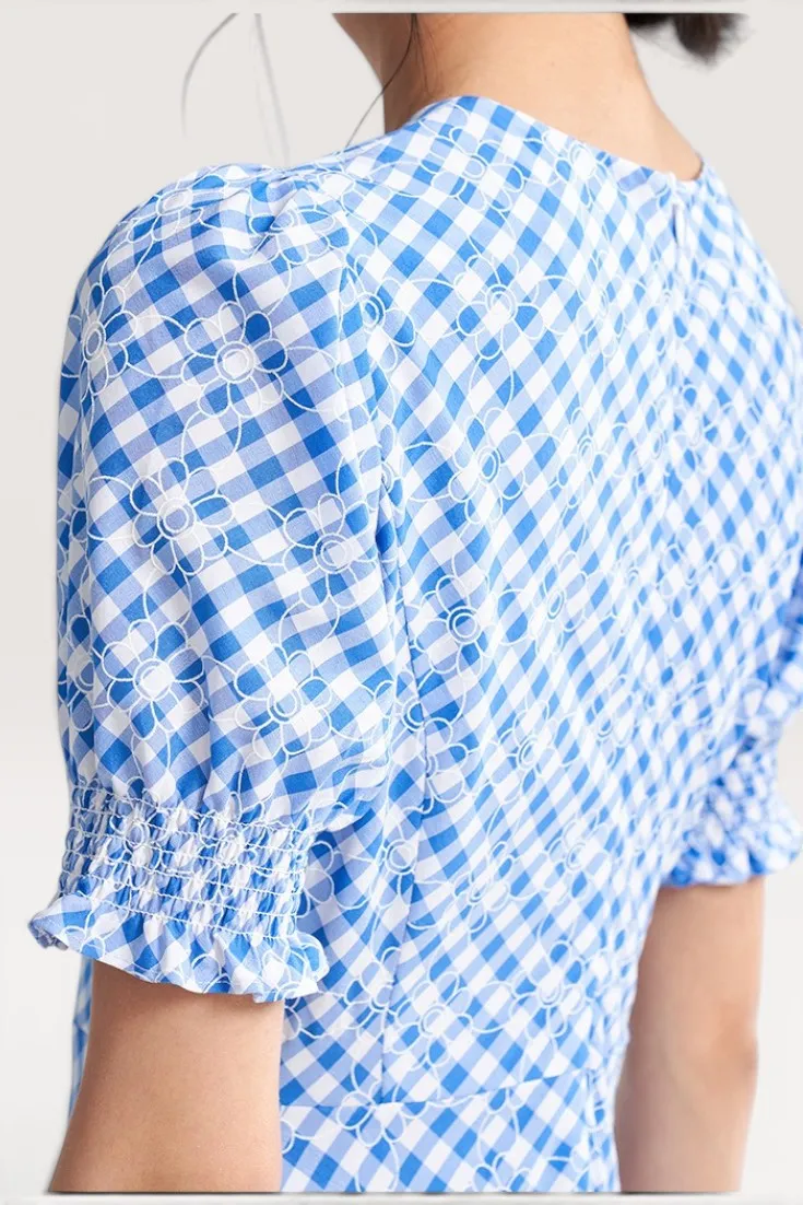 Celestia · Azure Meadow Midi Dress sold by Viva Estel product image thumbnail 4