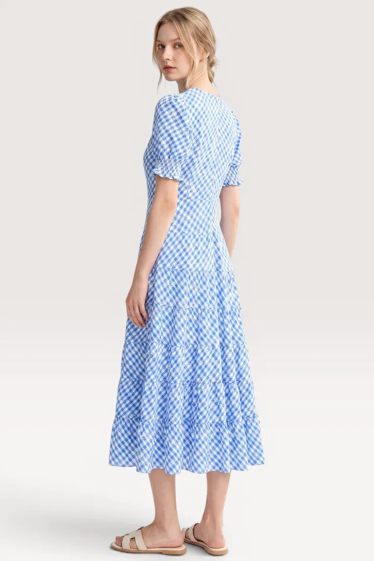Celestia · Azure Meadow Midi Dress sold by Viva Estel product image thumbnail 2
