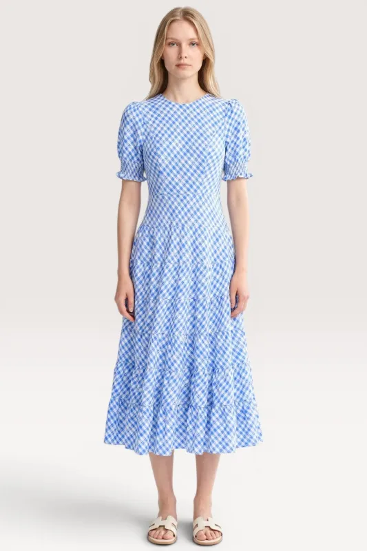 Celestia · Azure Meadow Midi Dress made by Viva Estel