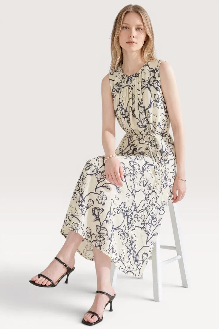 Elowen · Midnight Blossom Midi Dress sold by Viva Estel product image thumbnail 3