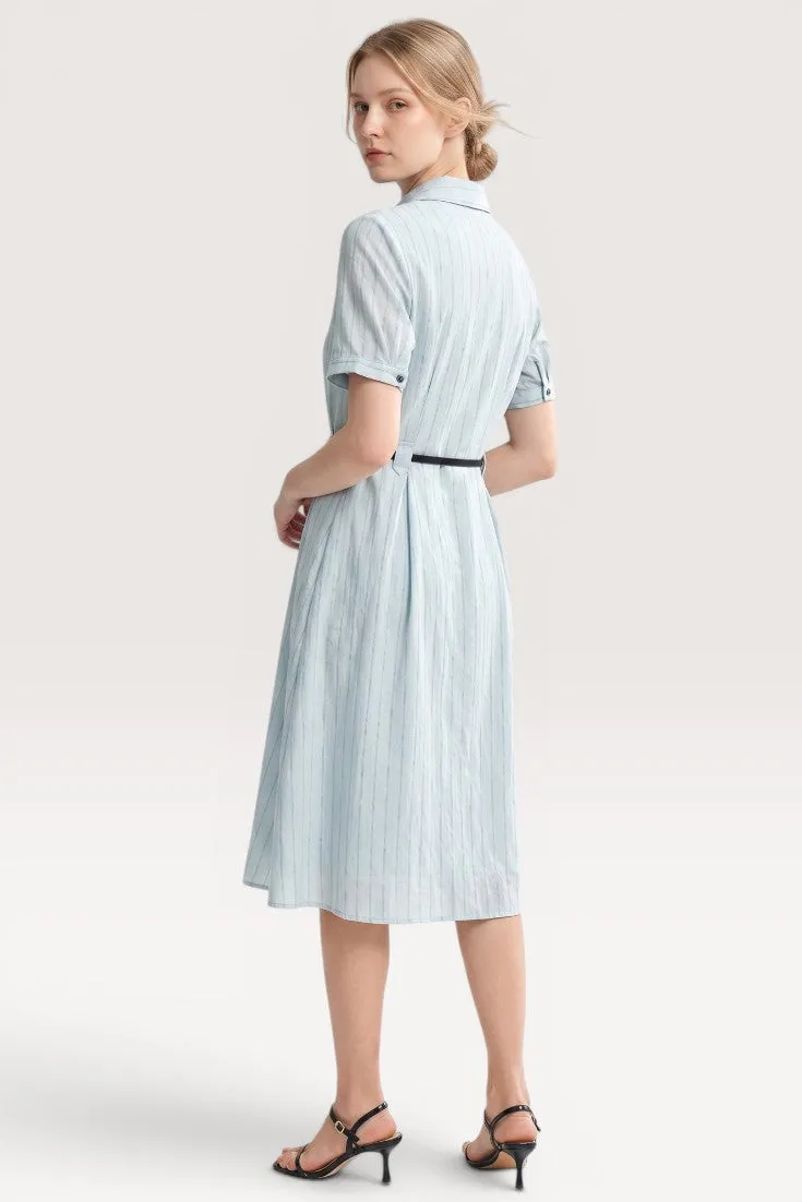 Rosalie · Mist Blue Midi Dress sold by Viva Estel product image thumbnail 2