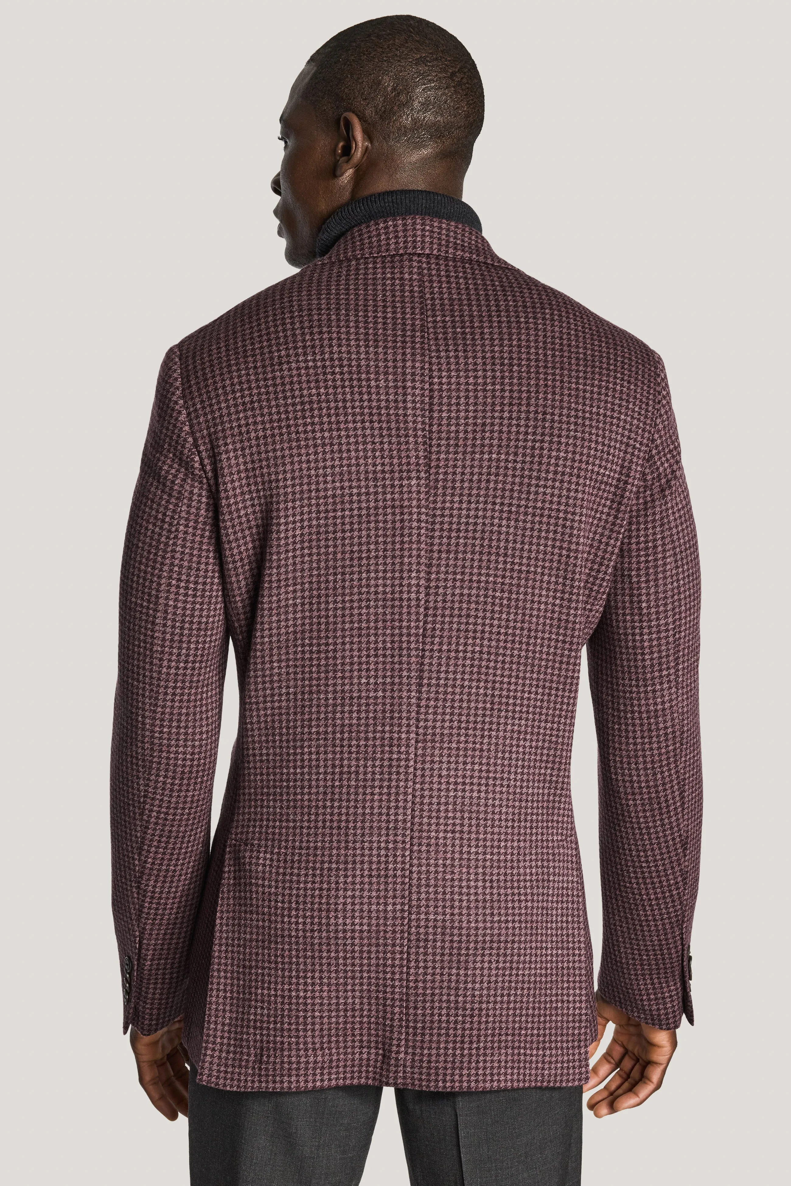 COMFORTWEAR™ Berry Houndstooth Blazer sold by Jack Victor product image thumbnail 4