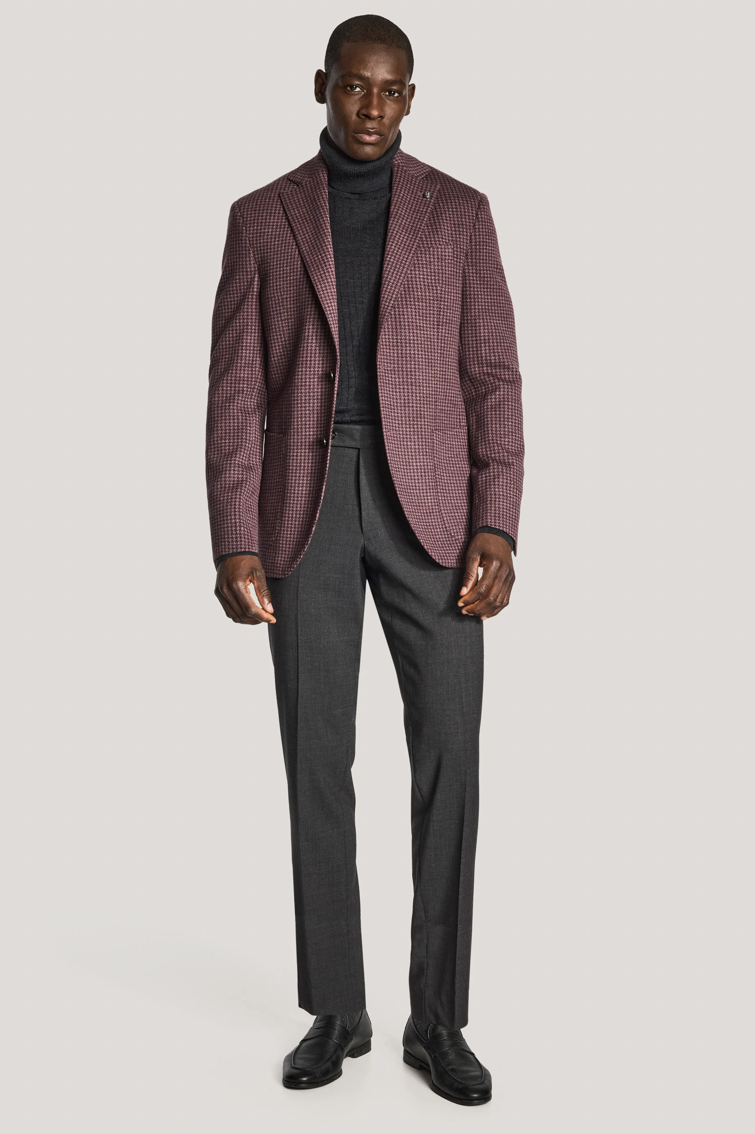COMFORTWEAR™ Berry Houndstooth Blazer sold by Jack Victor product image thumbnail 3