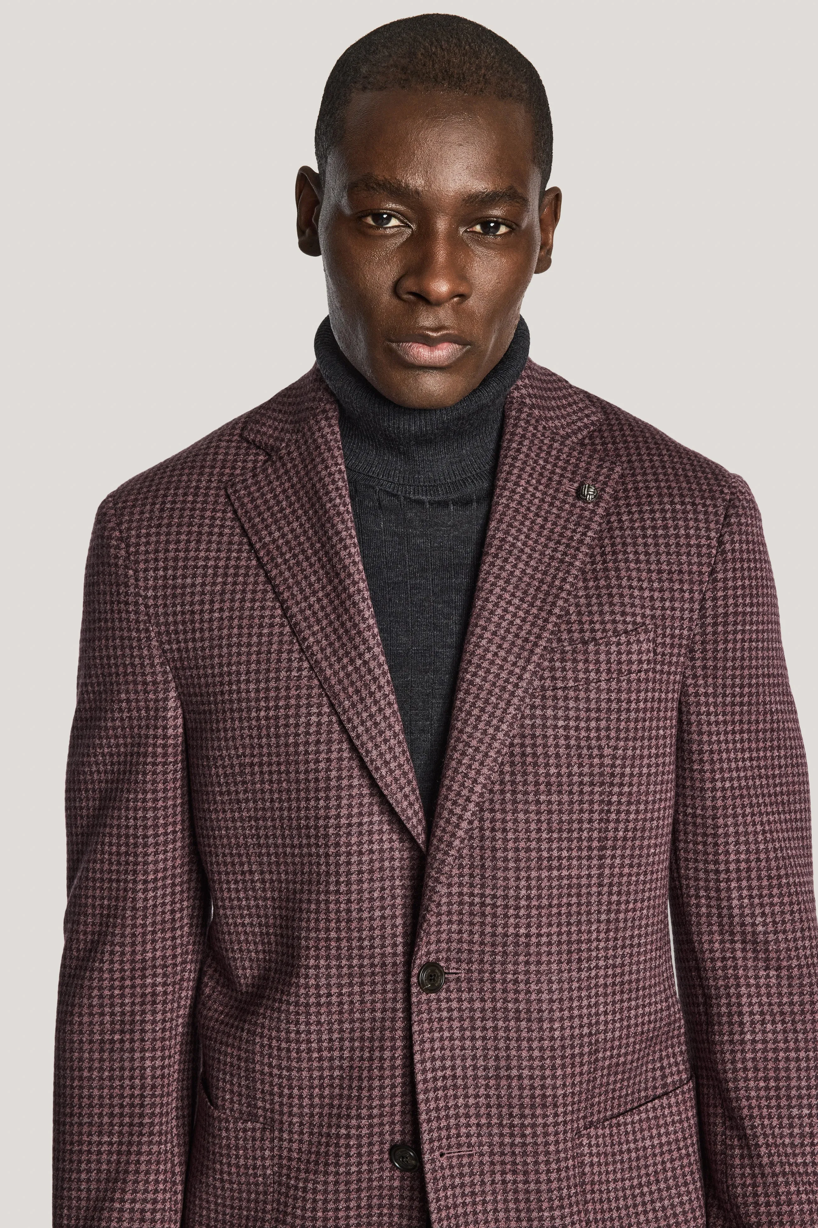 COMFORTWEAR™ Berry Houndstooth Blazer sold by Jack Victor product image thumbnail 2