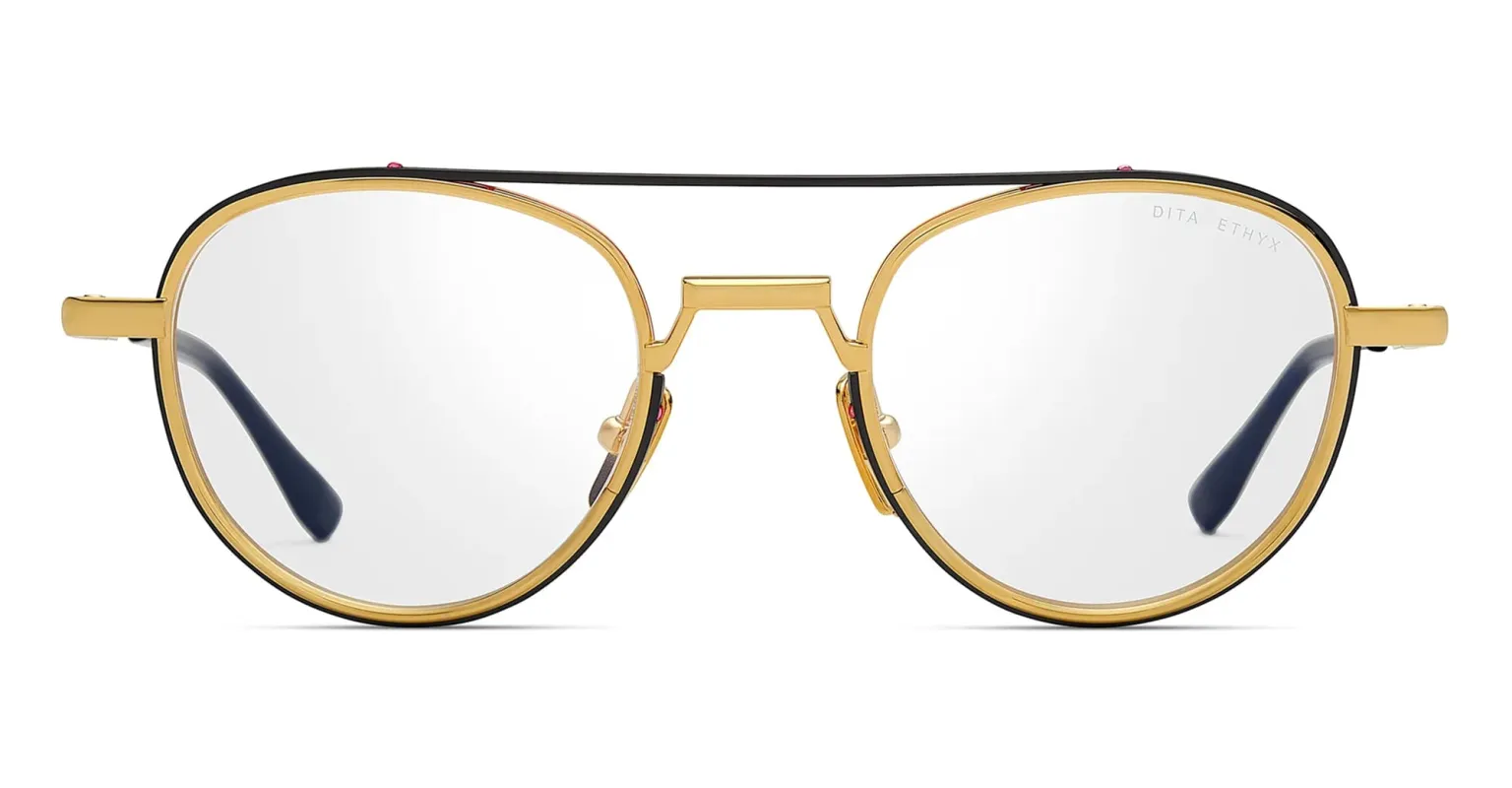 Ethyx-  black iron / yellow gold rx made by DITA