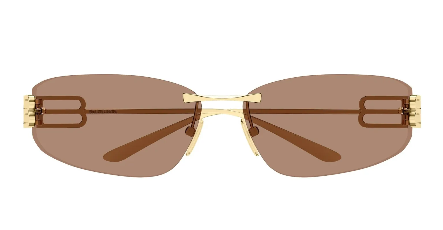 Bb0484s-004 - gold / brown lens / asian smart fit made by Balenciaga