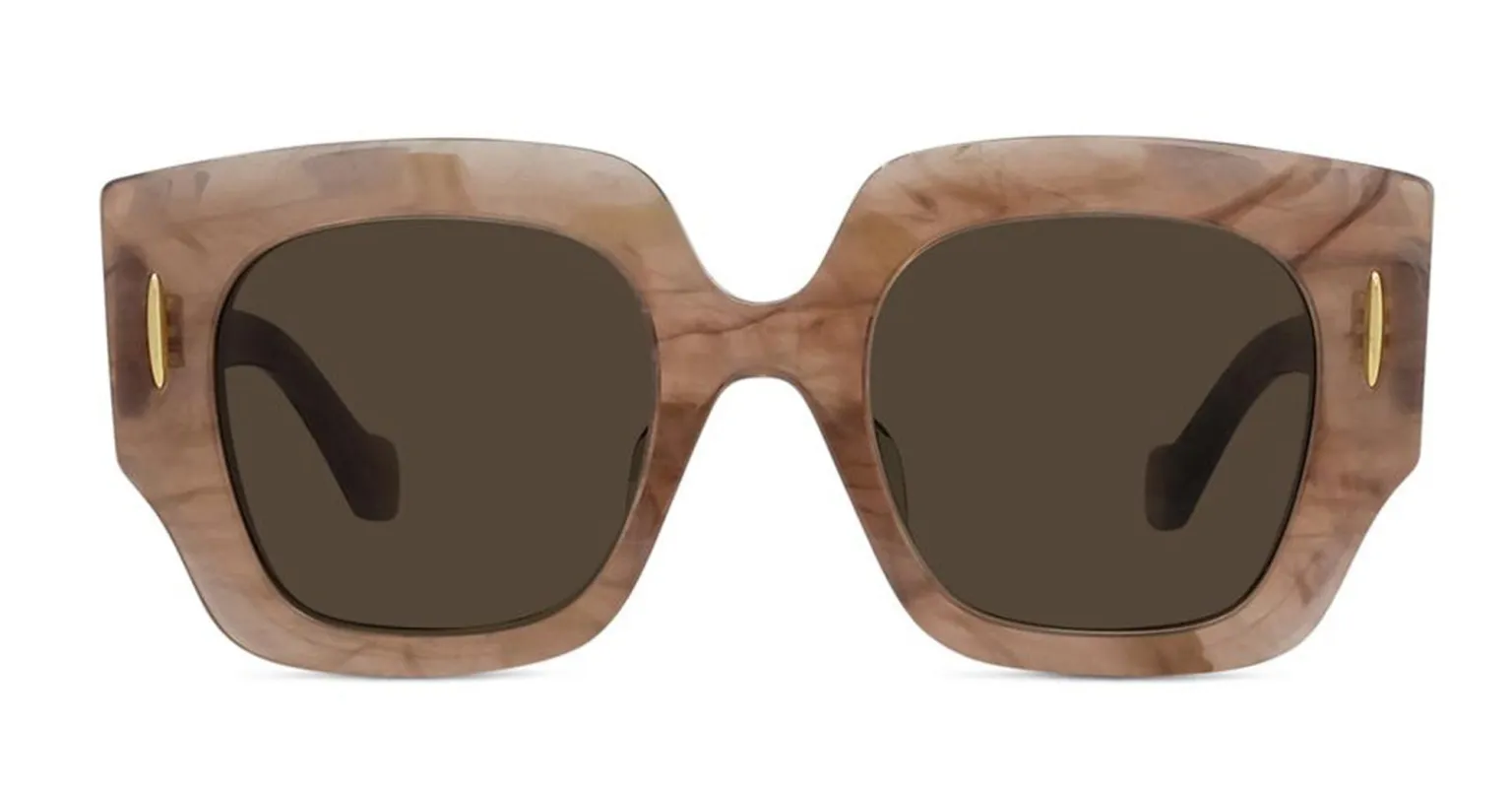 Anagram black geometric sunglasses made by Loewe