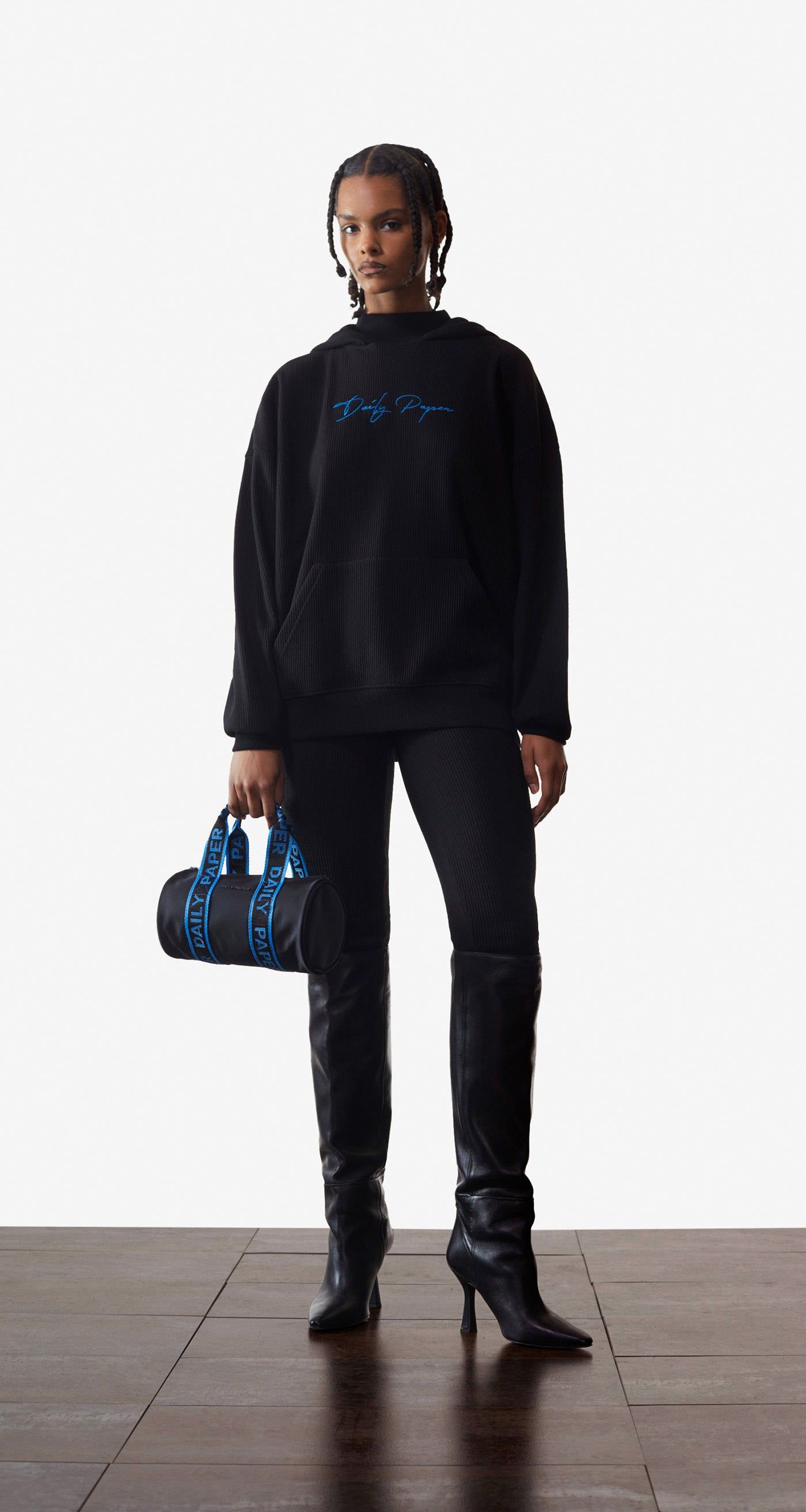 Black Nellie Hoody sold by Daily Paper product image thumbnail 3