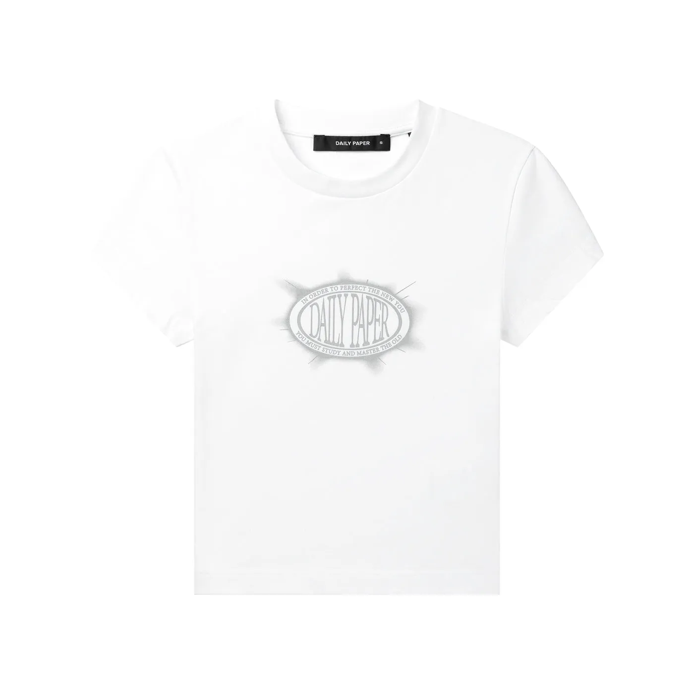 White Glow Cropped T-Shirt sold by Daily Paper product image thumbnail 4